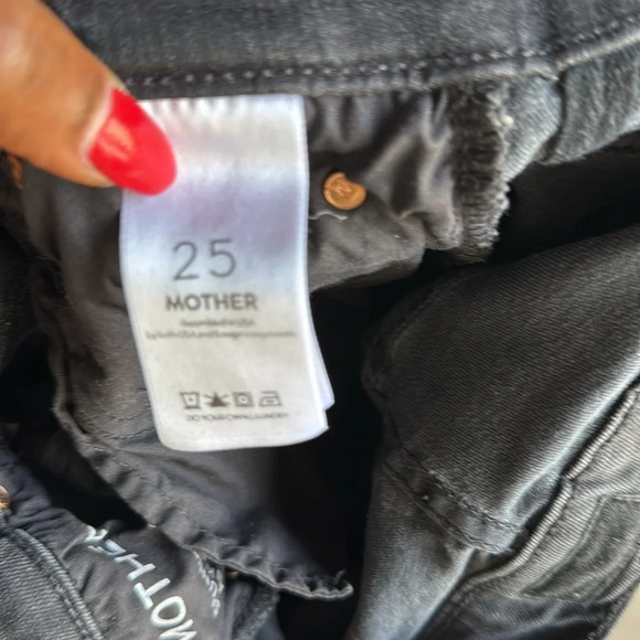 Mother The Stunner Zip Ankle Step Fray in Not Guilty - Picture 12 of 13